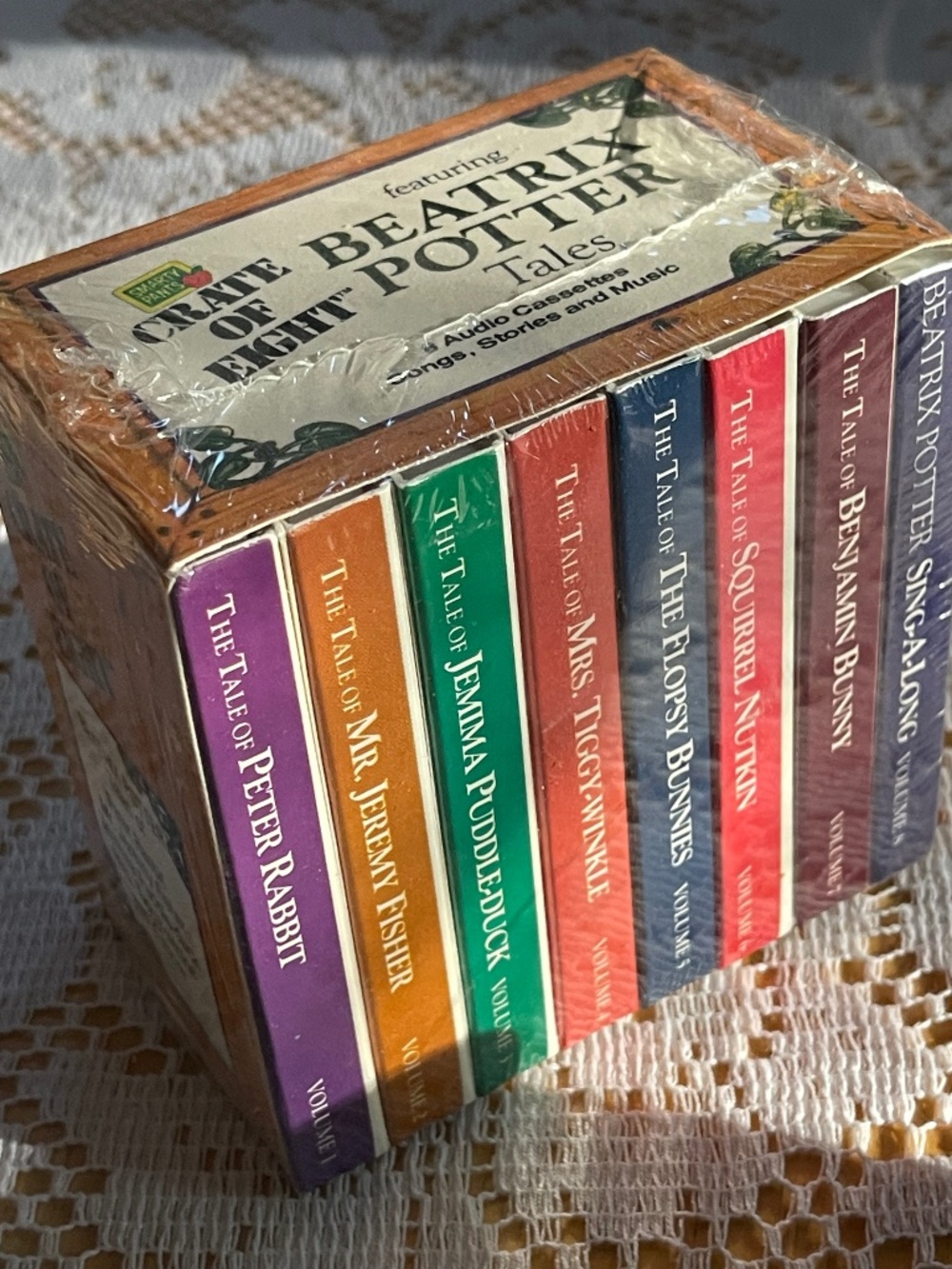 Vintage Smarty Pants Crate of Eight - Beatrix Potter Tales Audio Cassette Set